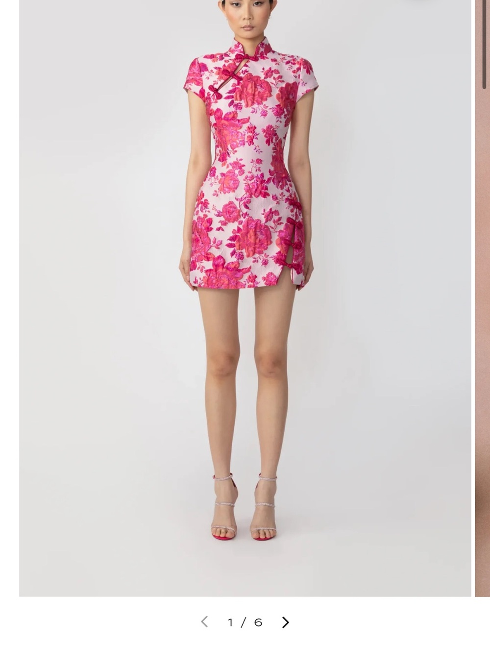 Sau Lee Jada Jacquard Mini Dress | 8